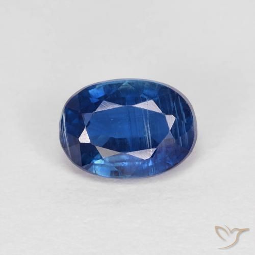 1.20ct Natural Azul marino cianita, Ovalada, VS-SI