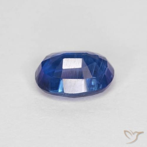 Cianita Azul marino natural de 1.20 ct, Ovalada, VS-SI