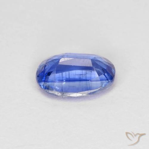 Cianita Azul azur intenso natural de 0.97 ct, Ovalada, SI