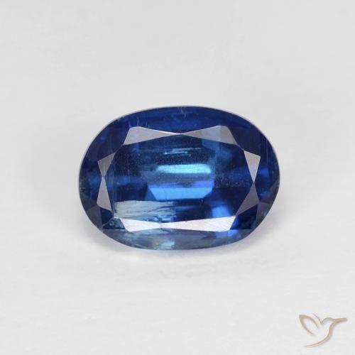 1.15ct Natural Azul marino cianita, Ovalada, VS-SI, Photo A