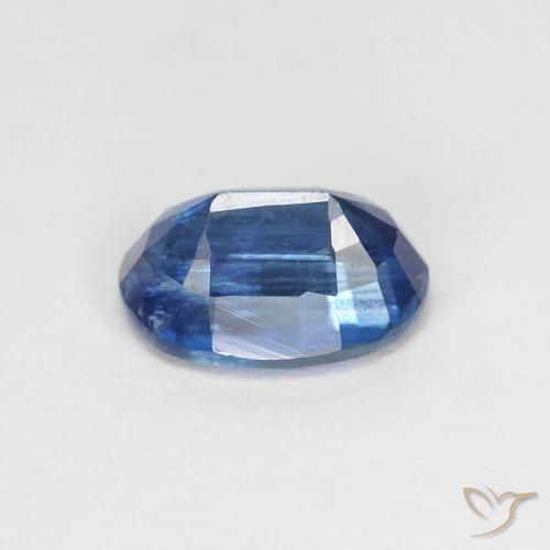 Cianita Azul marino natural de 1.15 ct, Ovalada, VS-SI