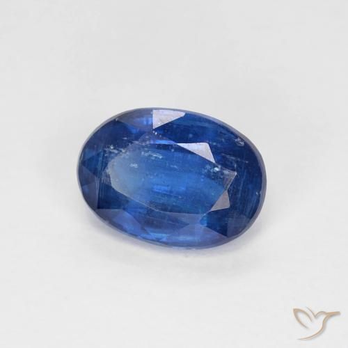 Cianita Azul marino natural de 1.01 ct, Ovalada, VS-SI