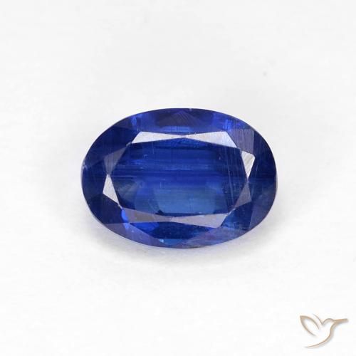 1.19ct Natural Azul marino cianita, Ovalada, VS