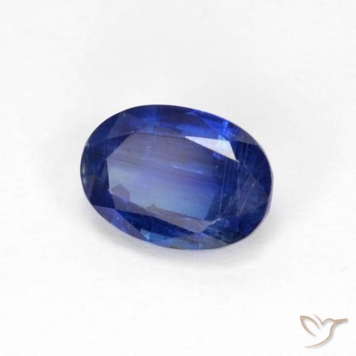 Cianita Azul marino natural de 1.19 ct, Ovalada, VS