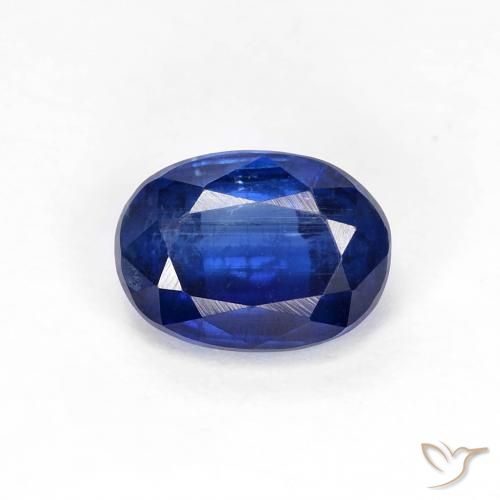 1.18ct Natural Azul marino cianita, Ovalada, VS-SI, Photo A