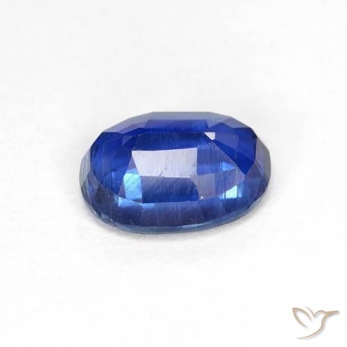 Cianita Azul marino intenso natural de 1.05 ct, Ovalada, VS-SI