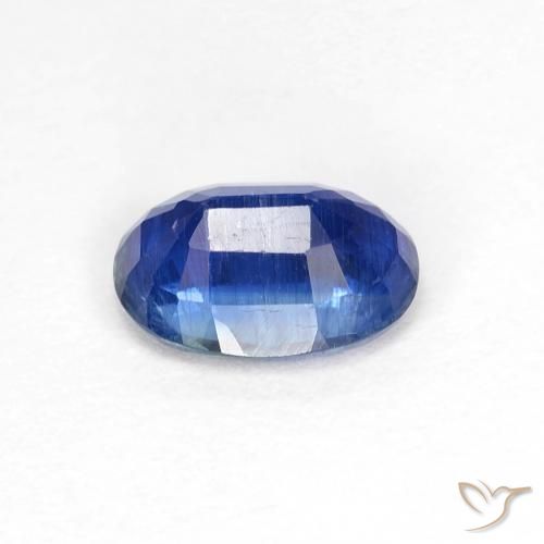 Cianita Azul oscuro natural de 1.04 ct, Ovalada, VS-SI