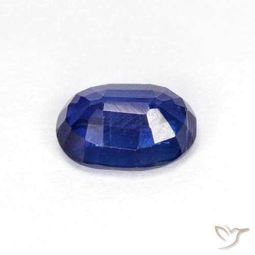 Cianita Azul oscuro natural de 1.10 ct, Ovalada, VS-SI