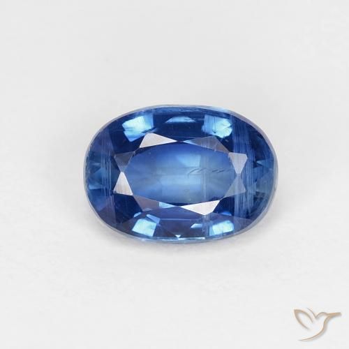 1.15ct Natural Azul marino cianita, Ovalada, VS-SI, Photo A