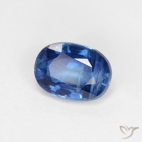 Cianita Azul marino natural de 1.15 ct, Ovalada, VS-SI