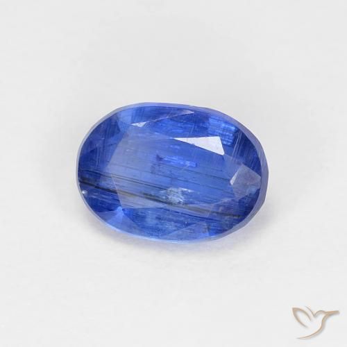 Cianita Azul oscuro natural de 1.21 ct, Ovalada, SI