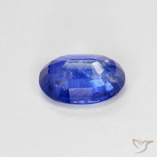 Cianita Azul azur intenso natural de 1.01 ct, Ovalada, SI