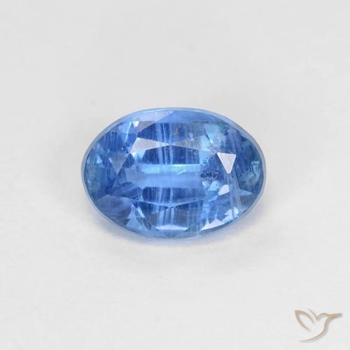 1.09ct Natural Azul medio cianita, Ovalada, VS-SI