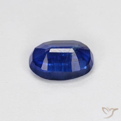 cianita Azul oscuro natural de 1.08 ct, Ovalada, VS-SI
