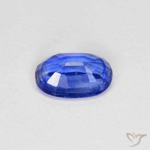 Cianita Azul real natural de 0.83 ct, Ovalada, VS-SI