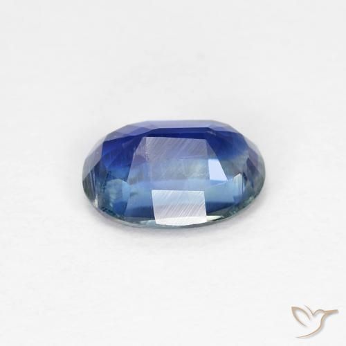 Cianita Azul oscuro natural de 0.99 ct, Ovalada, VS-SI