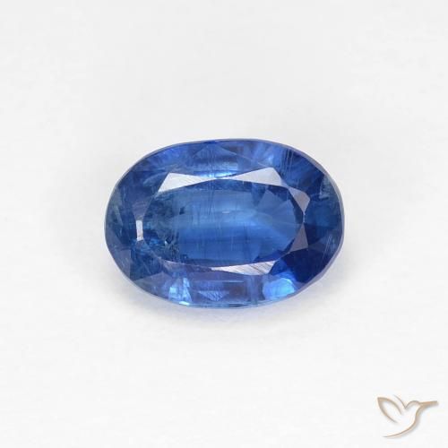 1.20ct Natural Azul marino cianita, Ovalada, VS-SI