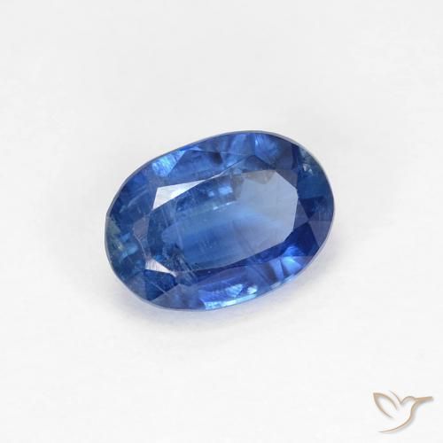 Cianita Azul marino natural de 1.20 ct, Ovalada, VS-SI