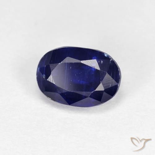 Cianita Azul real natural de 1.30 ct, Ovalada, VS-SI