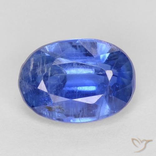 1.09ct Natural Azul marino Cianita, Ovalada, SI