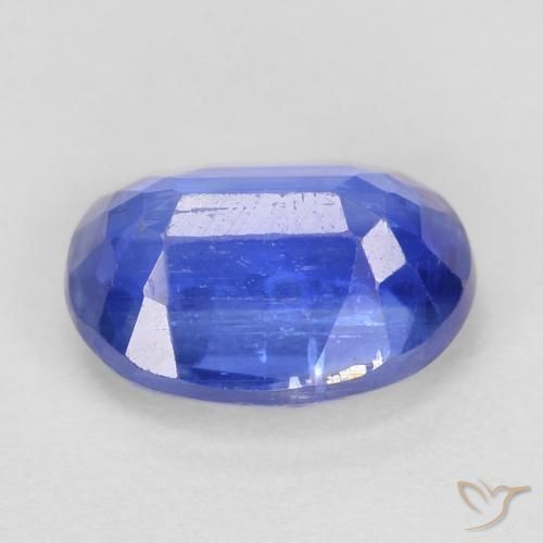 Cianita Azul azur intenso natural de 1.16 ct, Ovalada, SI