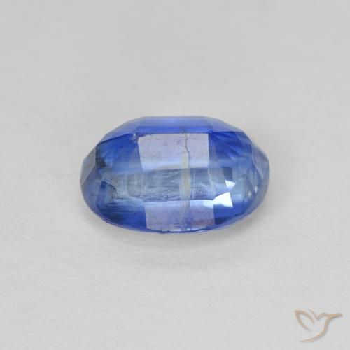 Cianita Azul oscuro natural de 2.57 ct, Ovalada, SI