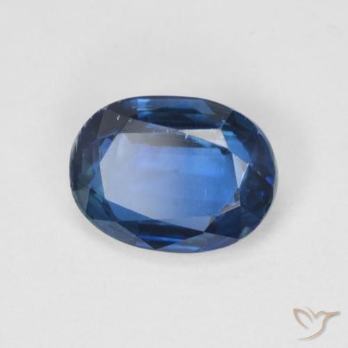 Cianita Azul marino natural de 1.50 ct, Ovalada, SI