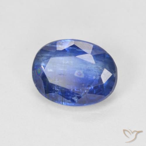 Cianita Azul oscuro natural de 1.67 ct, Ovalada, SI