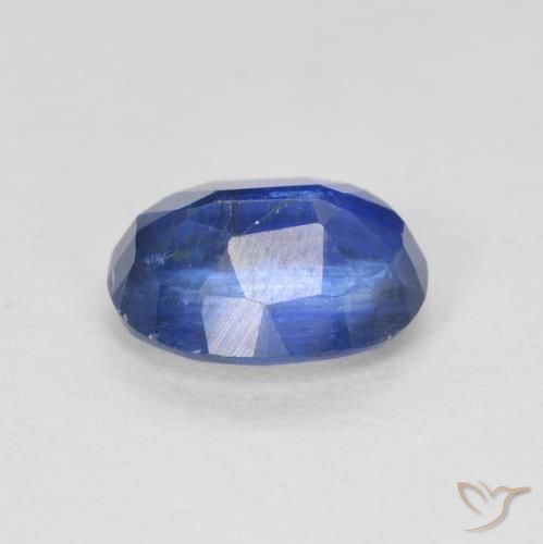 Cianita Azul oscuro natural de 1.67 ct, Ovalada, SI