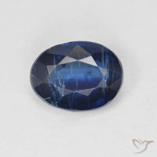 1.48ct Natural Azul crepúsculo cianita, Ovalada, SI