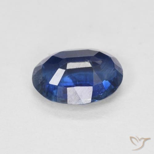 Cianita Azul crepúsculo natural de 1.48 ct, Ovalada, SI