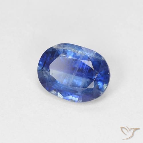 Cianita Azul marino natural de 1.57 ct, Ovalada, SI