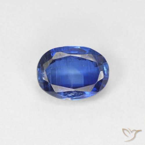 1.11ct Natural Azul marino cianita, Ovalada, SI