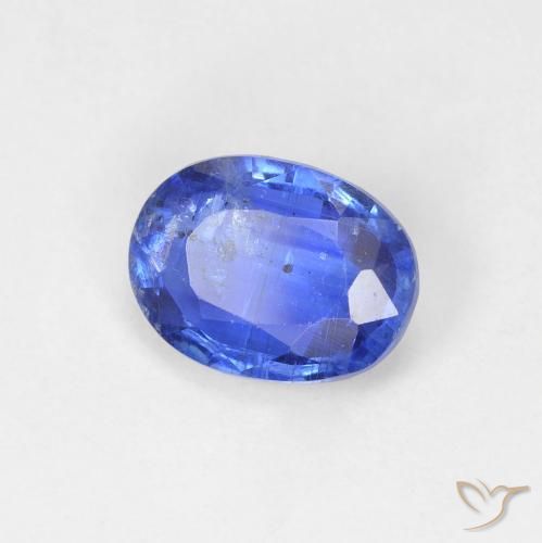 Cianita Azul real natural de 1.49 ct, Ovalada, SI