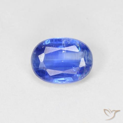 1.71ct Natural Azul real cianita, Ovalada, SI