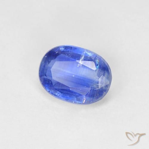 Cianita Azul real natural de 1.71 ct, Ovalada, SI