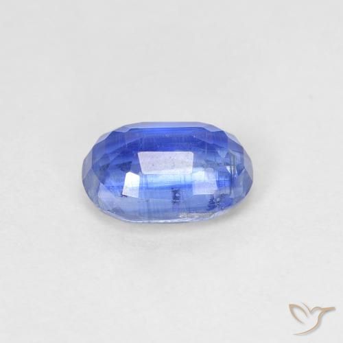 Cianita Azul real natural de 1.71 ct, Ovalada, SI