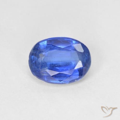 1.59ct Natural Azul real cianita, Ovalada, SI