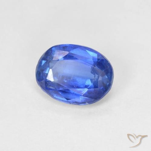 Cianita Azul real natural de 1.59 ct, Ovalada, SI
