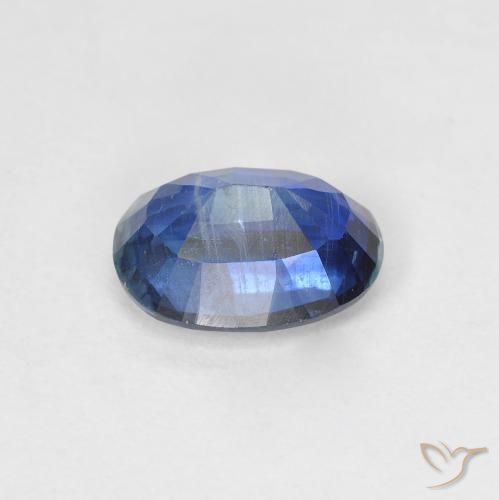 Cianita Azul pastel natural de 1.59 ct, Ovalada, SI
