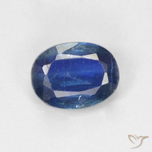 1.57ct Natural Azul marino cianita, Ovalada, SI