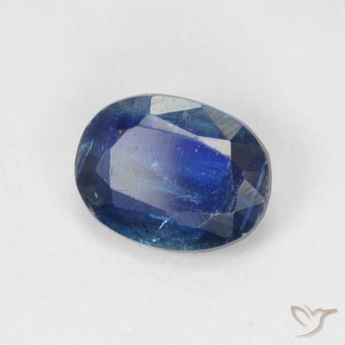 Cianita Azul marino natural de 1.57 ct, Ovalada, SI