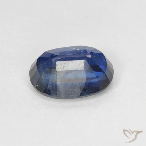 Cianita Azul marino natural de 1.57 ct, Ovalada, SI