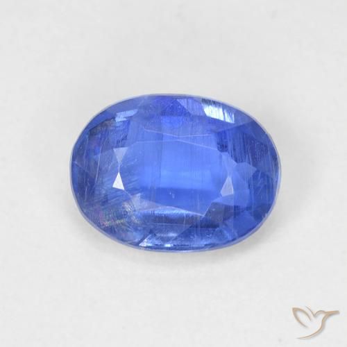 1.17ct Natural Azul claro cianita, Ovalada, SI