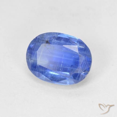 Cianita Celeste natural de 1.79 ct, Ovalada, SI