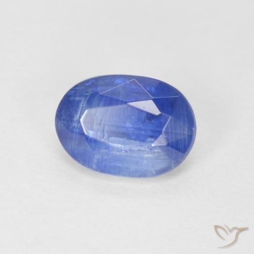 Cianita Celeste natural de 0.96 ct, Ovalada, SI