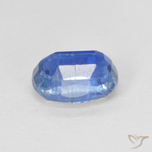 Cianita Azul oscuro natural de 1.36 ct, Ovalada, SI