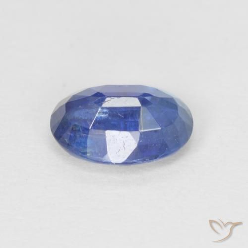 Cianita Azul oscuro natural de 1.06 ct, Ovalada, SI