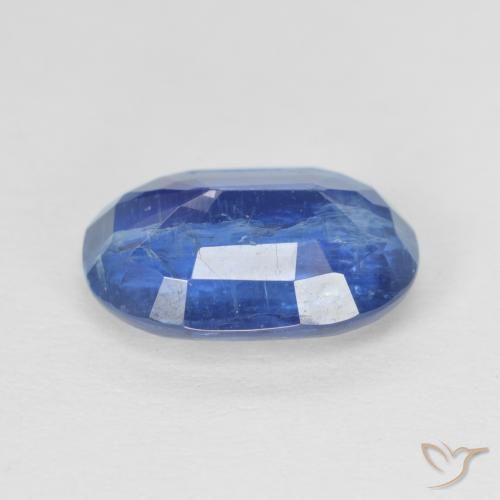 Cianita Azul marino natural de 4.25 ct, Ovalada, SI