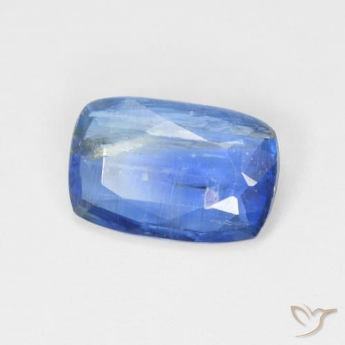 Cianita Azul oscuro natural de 2.46 ct, Forma Cojín, SI